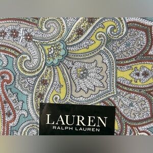 Lauren Ralph Lauren Alamda Paisley Teal Placemats, set of 4, reversible